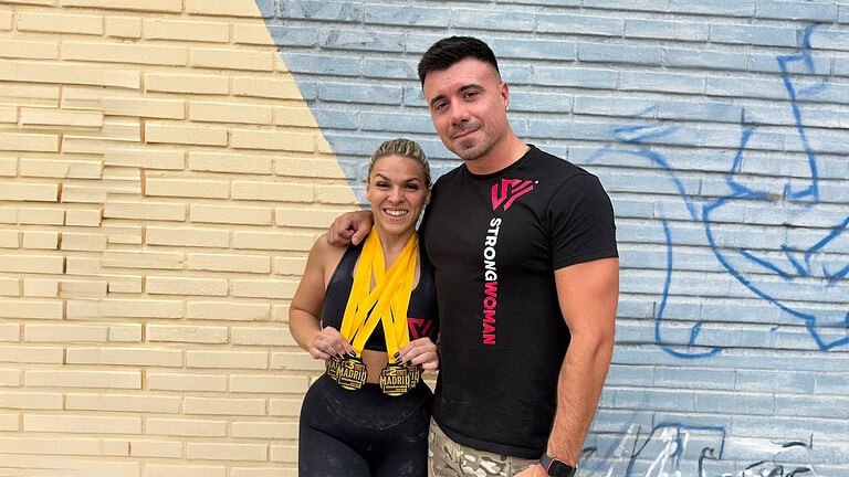 Sofia gatta con il coach