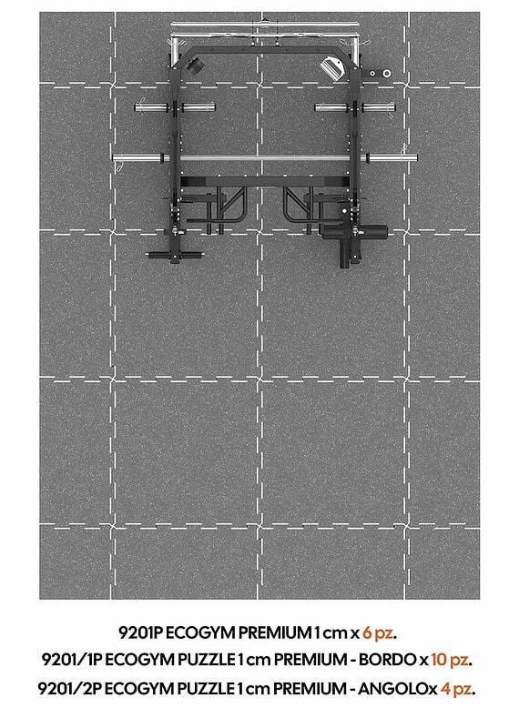 9080 - All-in-One Rack + 9201P ecogym 1 cm premium