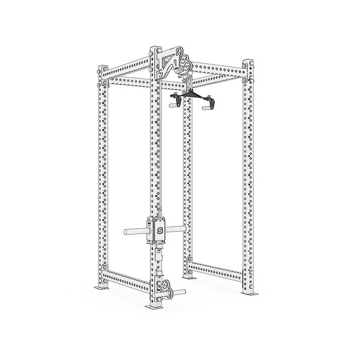 Equipo de fitness profesional Ergo Spin Bar S, ideal para ejercicios de spinning y fortalecimiento muscular. Construcción robusta y ajustable para ejercicios eficaces.