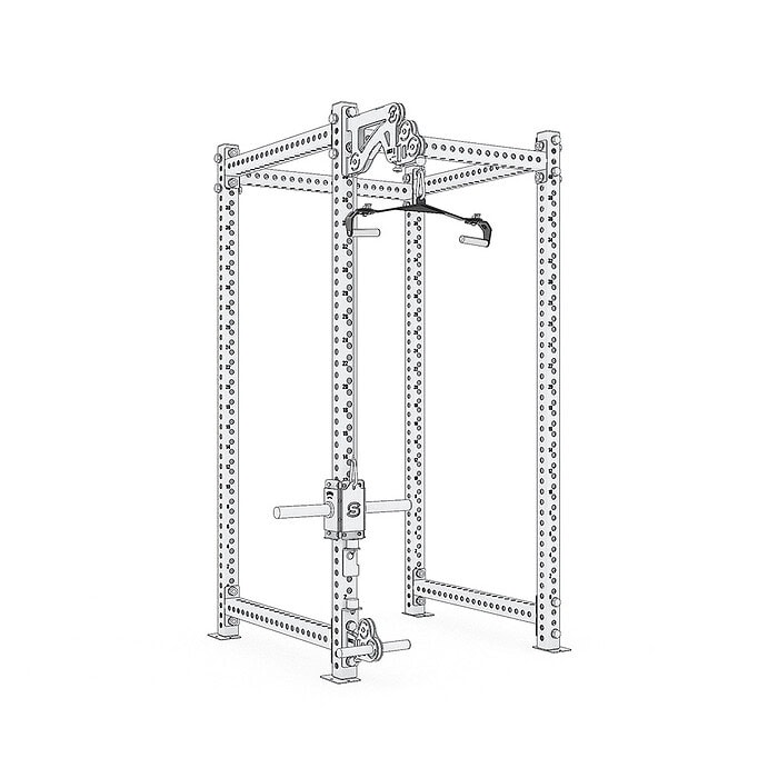 Equipo de fitness profesional, Ergo Spin Bar S para spinning y entrenamiento cardiovascular, robusto y ajustable, ideal para gimnasios y centros de fitness.