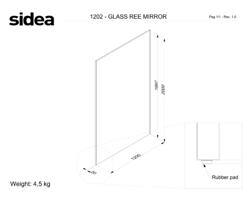 1202 - Glass Free Mirror - quote 21-09-26