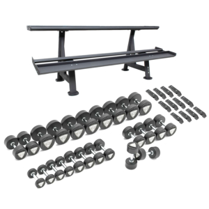 8804K26B PU Dumbbell Set 4-26 + Rack